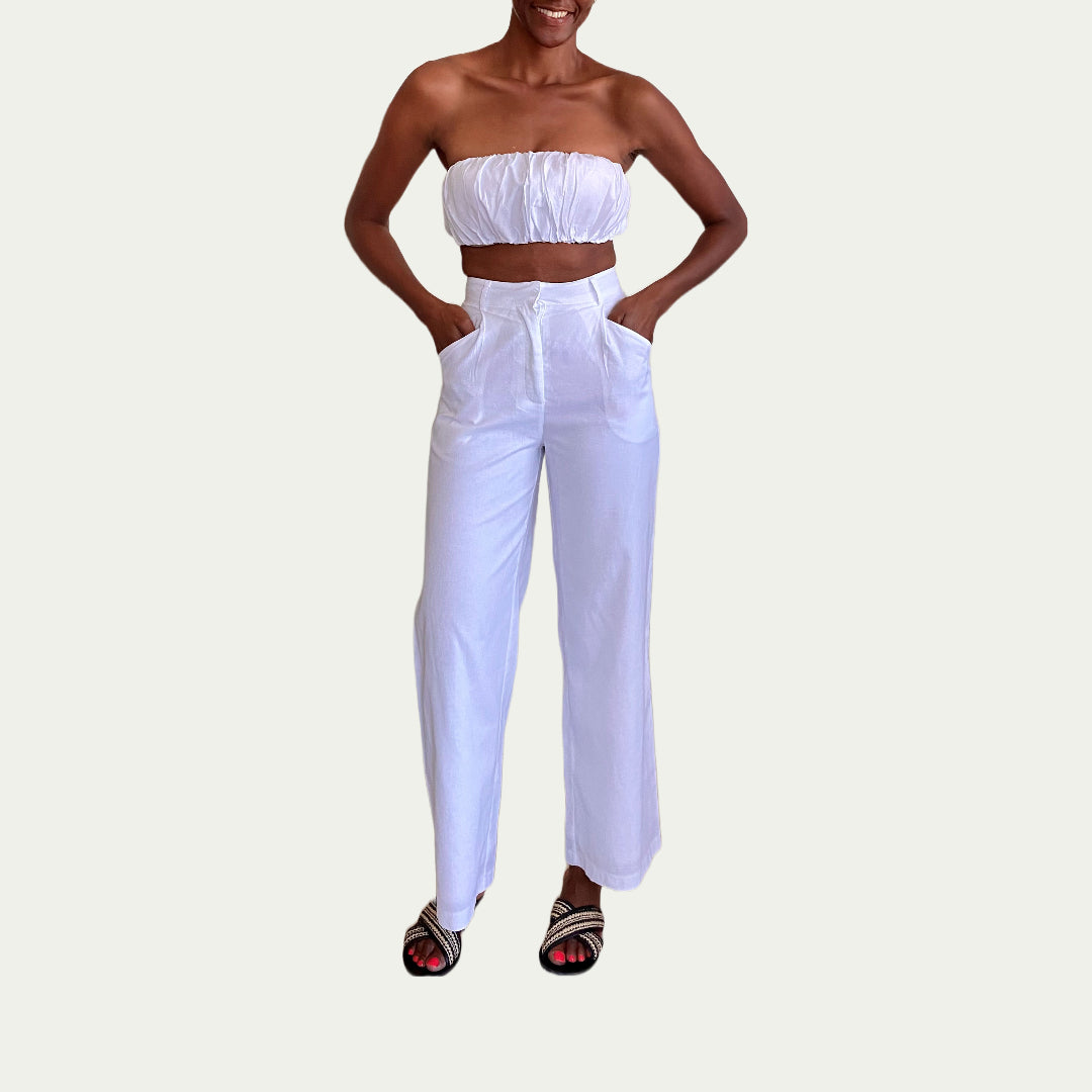 Linen Top & Pants Set (Kiara)