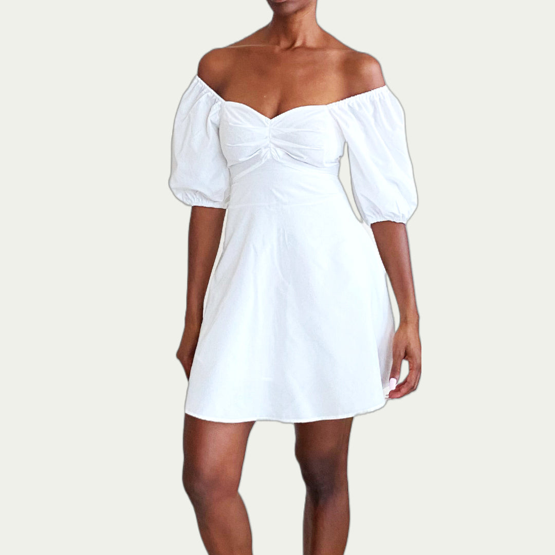 Puff Sleeve Dress (Liliana)