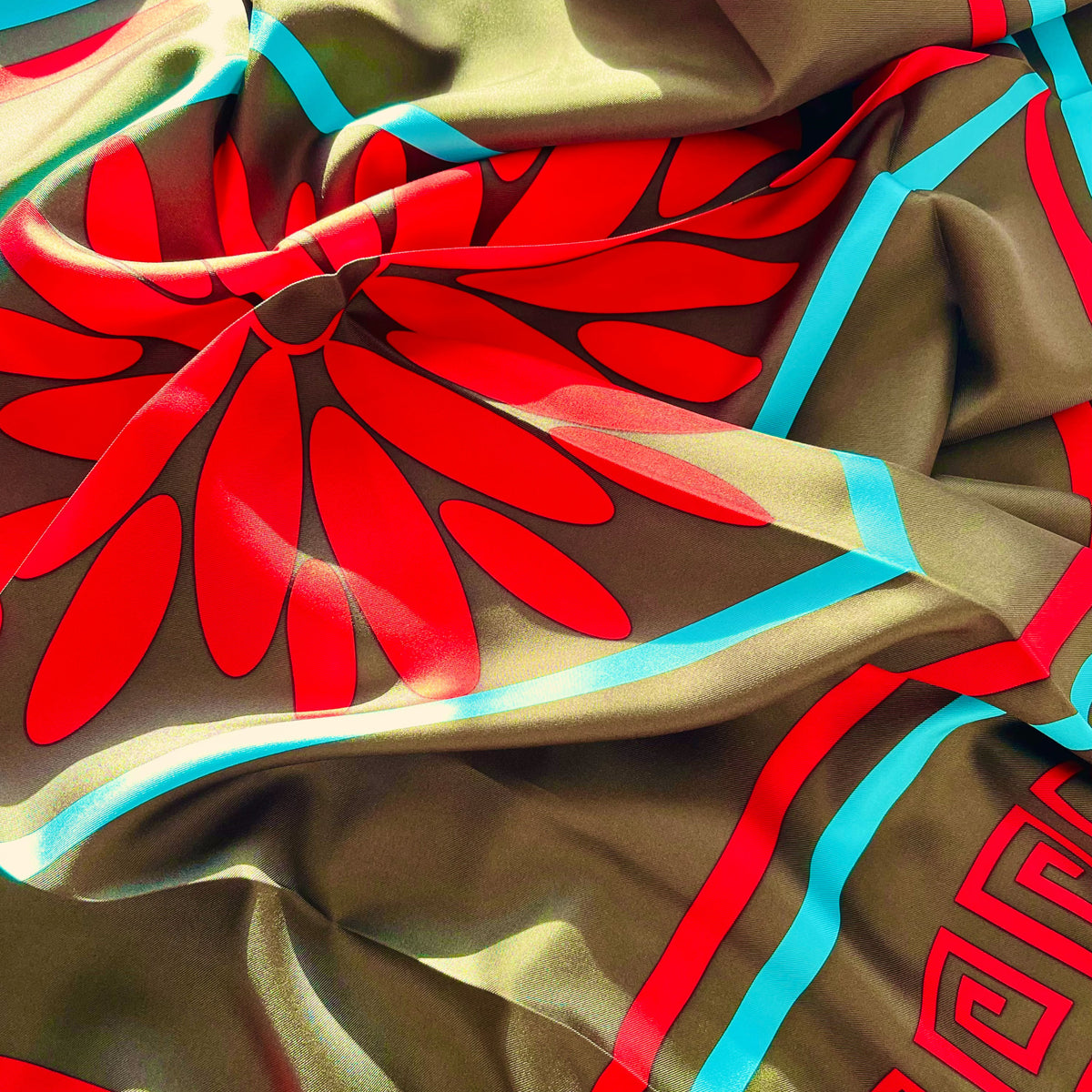 Silk Scarf (Red Petal)